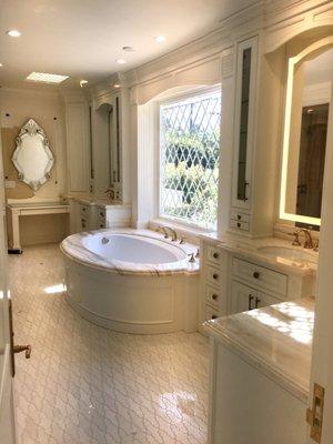 Master bath remodel