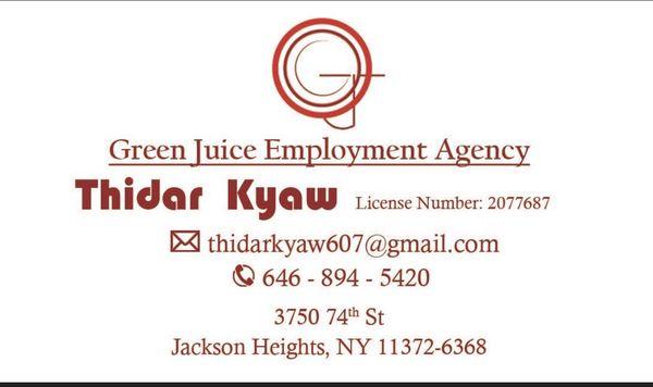 Green Juice Employment Agency