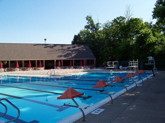 The pool at the Lakota Hills Swim Club