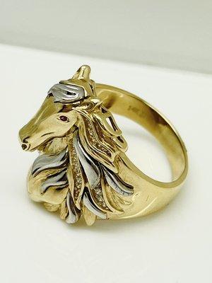 14Kt Horse Ring!