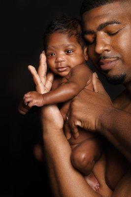 Infant photography in studio