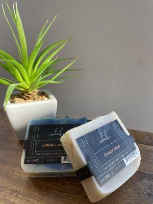 Hand poured soap, Our soap lathers like any other soap, BUT its free of dyes and additives. Naturally Natural!