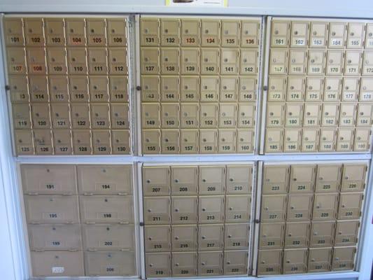 Mailboxes for rent