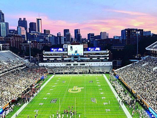 Amazing views from this downtown Atlanta stadium.