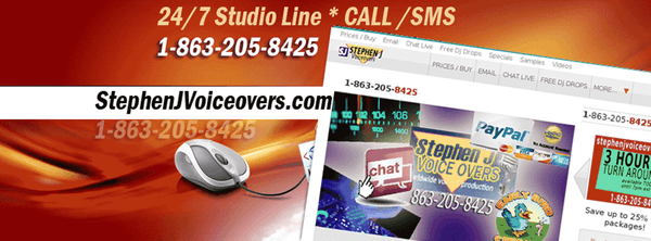 1-863-205-8425 Stephen J Voiceovers