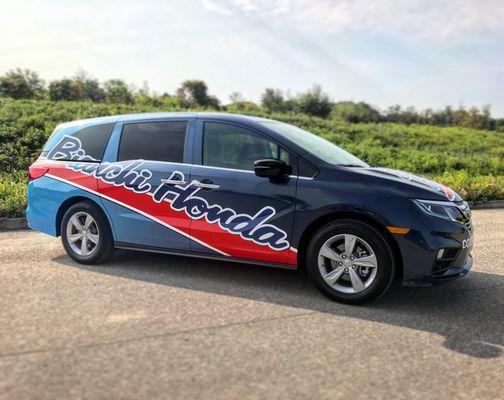 The new 2018 Honda Odyssey customer shuttle has arrived.