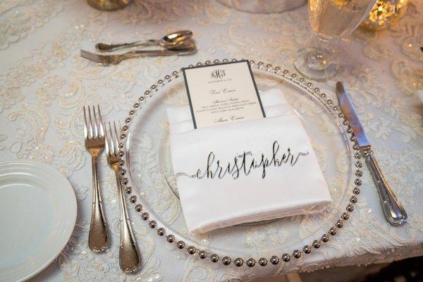 Wedding menus are more than a way to list what's for dinner. They're an important way to make guests feel welcome at your wedding reception.