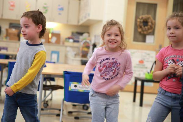 Shoally Creek Elementary School Students Enjoying Class