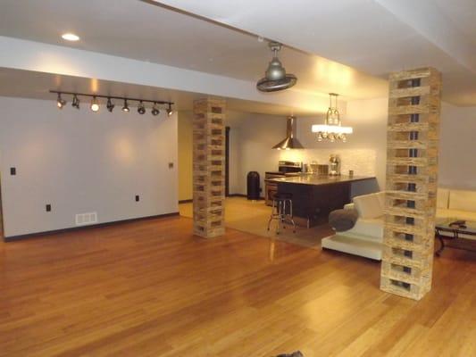 Finished basement remodel