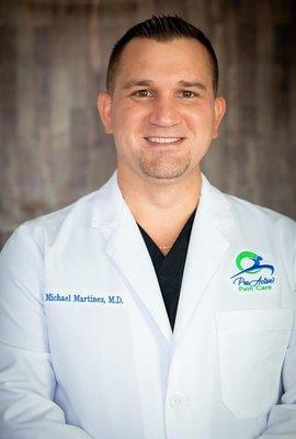 Please, meet Dr. Michael Martinez, MD. He is Board Certified in Anesthesiology as well as Board Certified in Pain Medicine.