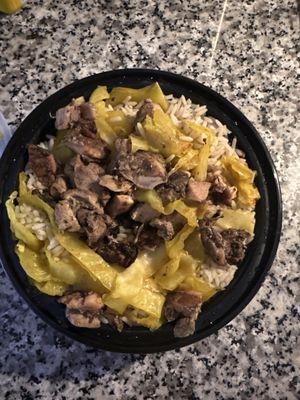 Jerk chicken bowl