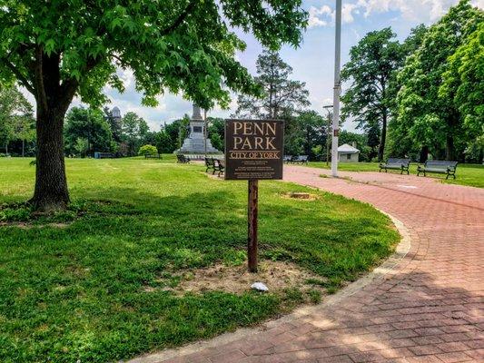 Entrance to Penn Park