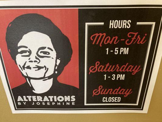 updated business hours