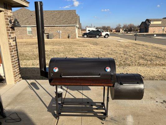 Custom built smoker by Bumm