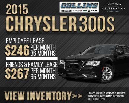 Chrysler Incentives in Chelsea & Ann Arbor, MI