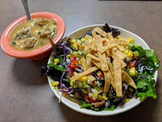 Mexican Fiesta Salad and Italian Wedding Meatball Soup