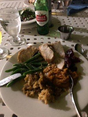 This was the Thanksgiving feast dinner :(