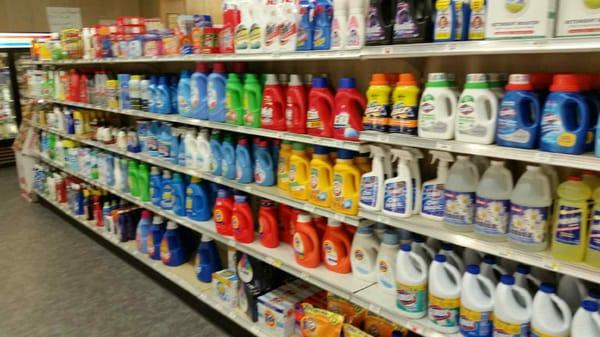 Laundry and cleaning supplies