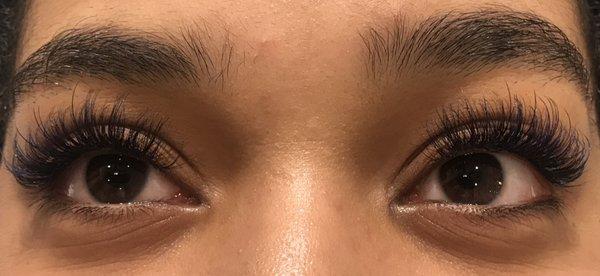 Beautiful volume lashes