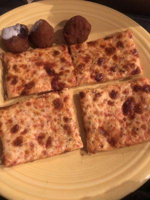 16" THIN CRUST CHEESE BREADED MUSHROOMS