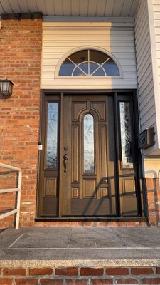 New front door and sidelights