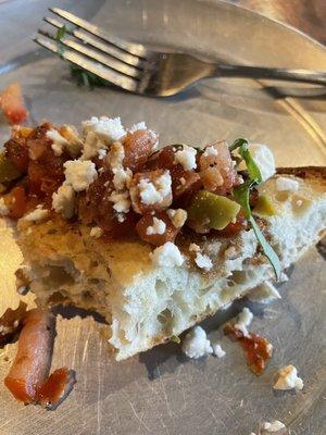 Bruschetta from the appetizer menu