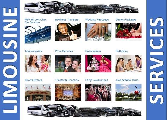 Northfield MN Limo, Car, SUV, VAN, Party Bus, Shuttle Bus Transportation Services