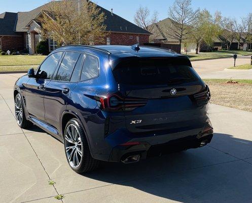 My 2023 BMW X3 XDrive 30i with the M-Sports Package, from Jackie Cooper BMW.