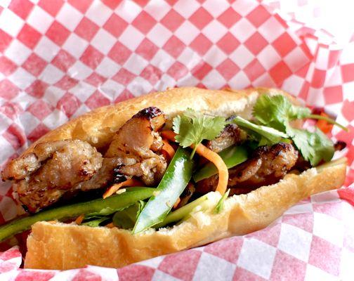 Grilled Honey Glazed Pork Banh Mi