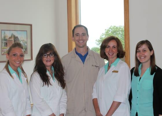 Our Team - Kassie, Jane, Dr. Ruffatto, Trisha, Sarah