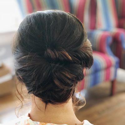 Twisted updo