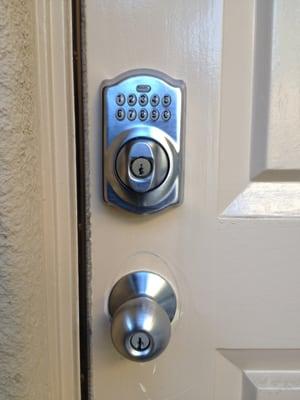 New Keypad deadbolt - installation & programming. All makes and models.