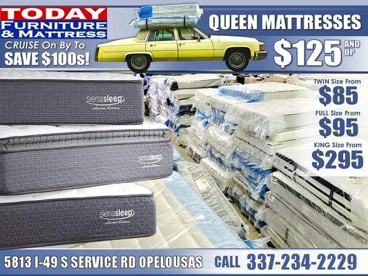 ROLL ON BY FOR MATTRESS SAVINGS