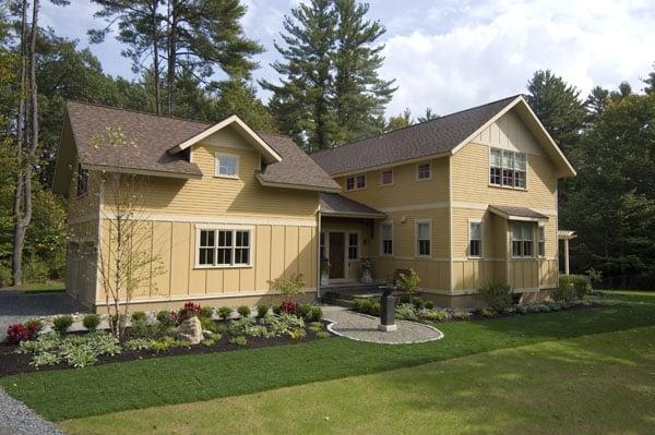 Award winning green custom built green home in Saratoga NY by general contractor, Capital Construction.