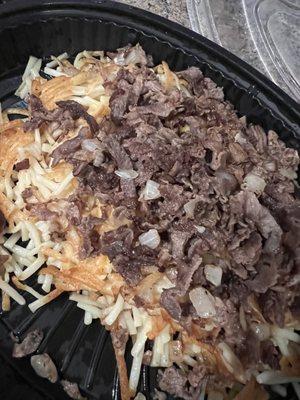 Cheesesteak Melt Hashbrown Bowl