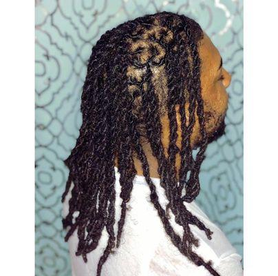 Locs Retwist w/Style $80+