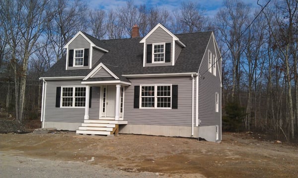 New construction siding project