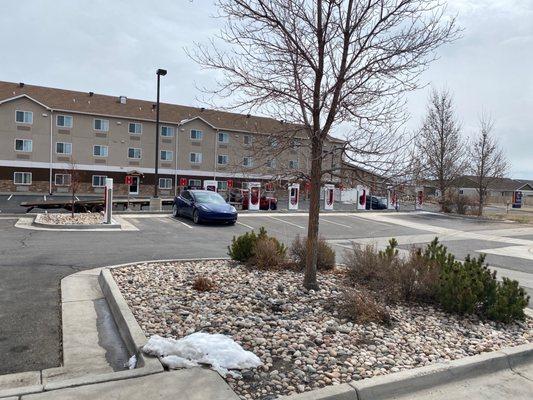 Laramie, Wyoming supercharger station for Tesla