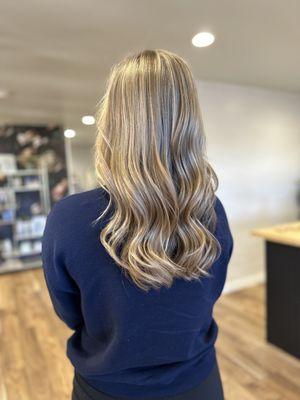 Partial Blonde Highlights