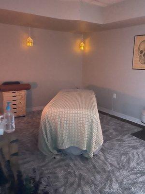 Our room is calming and serene. We want you to feel so relaxed and stress free from the moment you step in to Natural-Touch Massage.