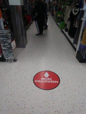 Aisles upon aisles of Halloweenieness