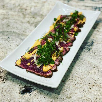 Beef carpaccio