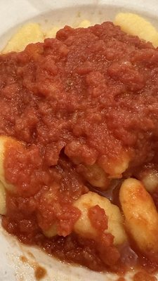 Gnocchi with tomato sauce (GF)