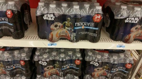 The force now comes in easy to drink water form.