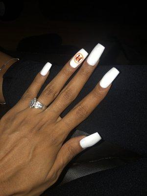 Houston Astro nails!!!! Ball life mom