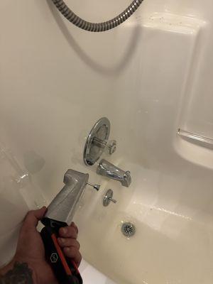 Tub spout replacement