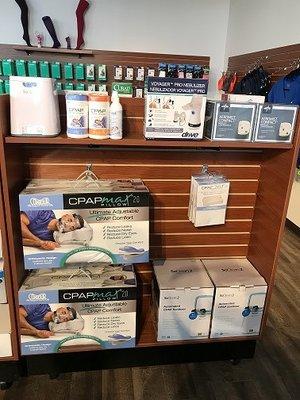 CPAP pillows and cleaning products