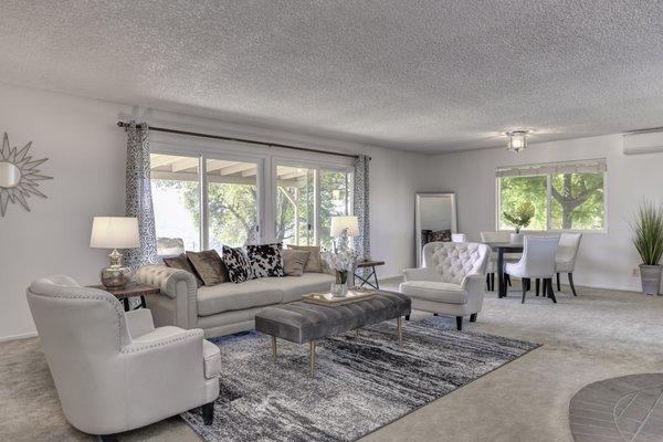 Rustic living room