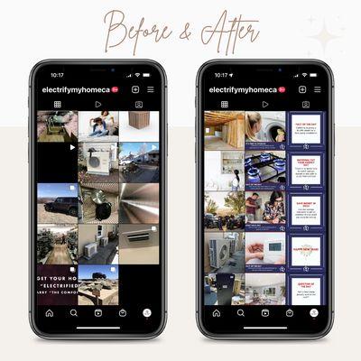 Before and After Instagram Page!