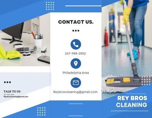 We provide cleaning services for businesses, offices or any commercial business!!